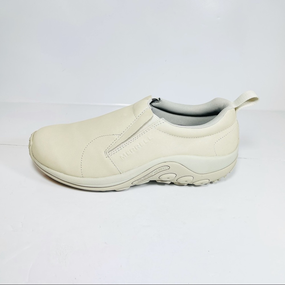 Merrell Jungle‎ Moc Slip On Shoes Men's Size 11.5 Oyster Nubuck Leather